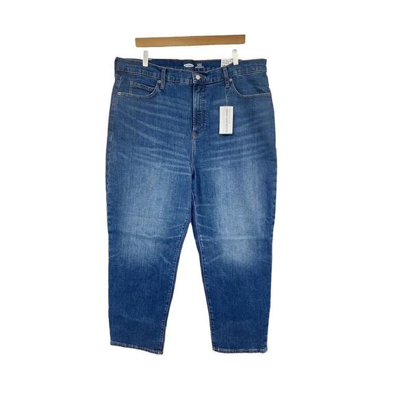 Old Navy The Sky High Straight Jeans Womens Plus Size 18 NEW - Picture 1 of 7